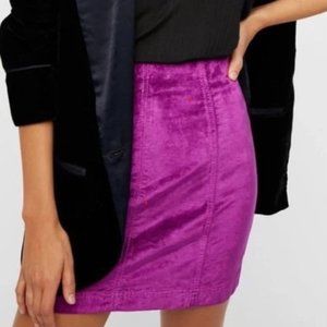 Free people purple skirt